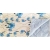 Kołdra letnia ASIA 160 - Lekka Letnia- niebieskie kwiaty, ecru i niebieski rozłożona 2w1 dwustronna